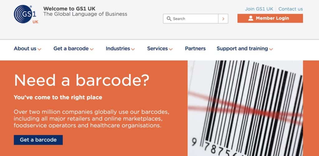 GS1 Barcode Amazon FBA