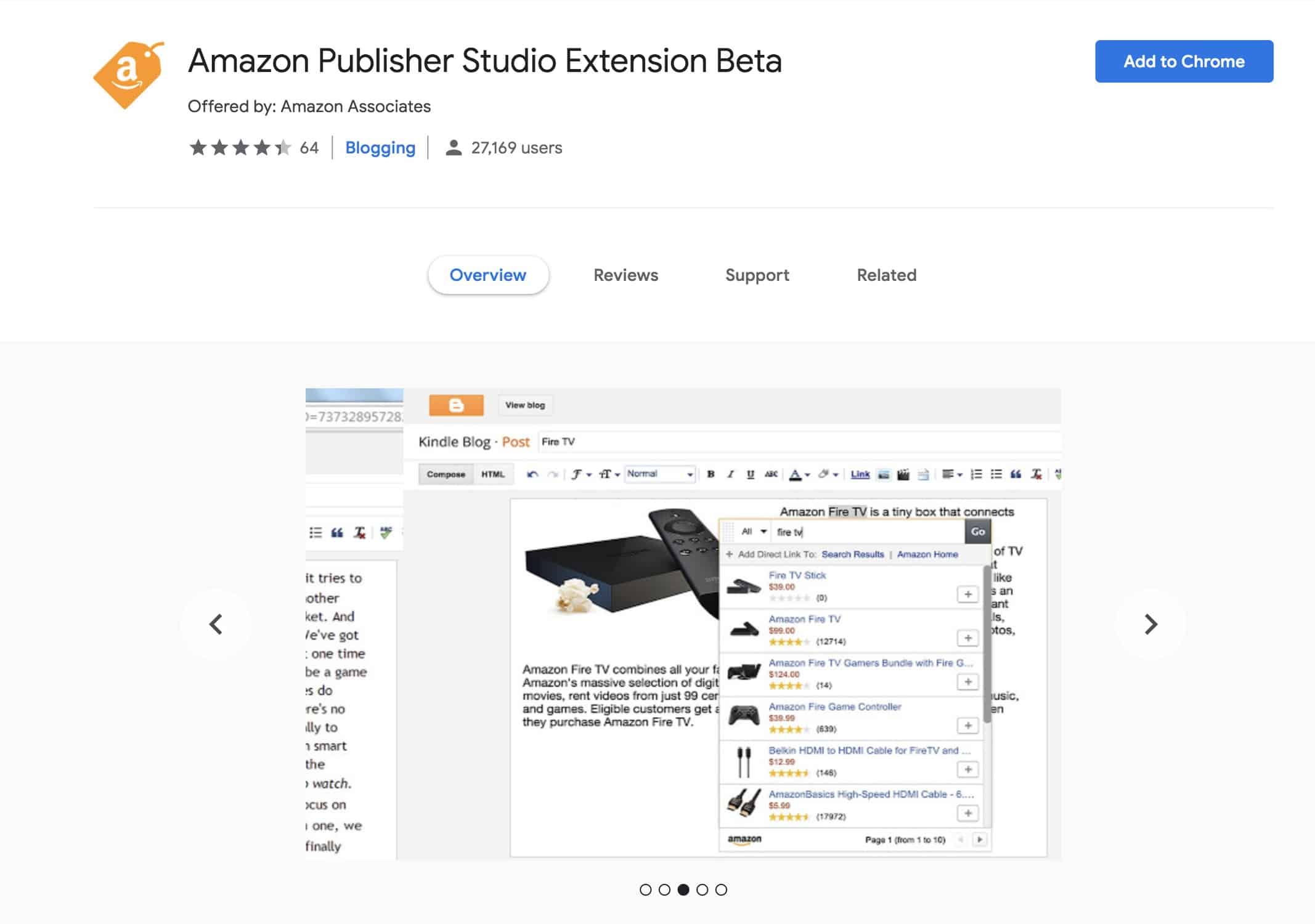 Amazon Publisher Studio Extension Beta